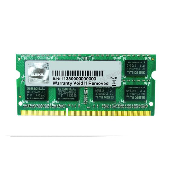 RAM LAPTOP 8GB G.SKILL F3-10666CL9S-8GBSQ BUS 1333