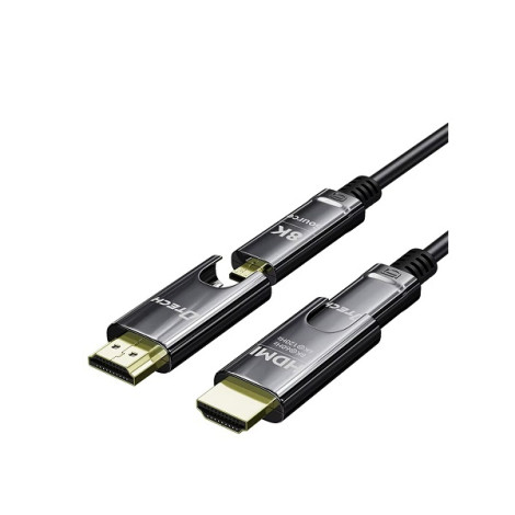 Cáp quang HDMI 2.1/Micro HDMI D-A DTECH dài 10m DT-HF3010